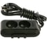 Удлинитель Panasonic 2гн х 2м б/з черный X-TENDIA 45149 WLTB0222-2BL-RES 1