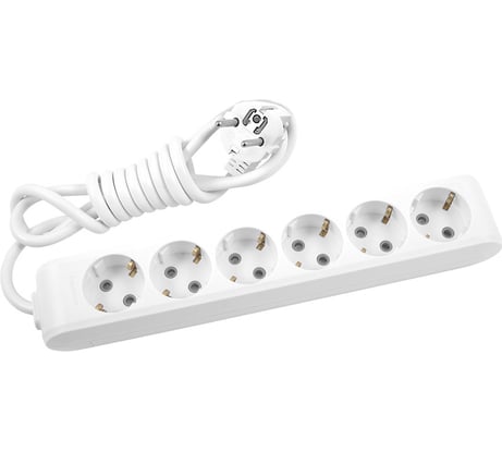 Удлинитель Panasonic 6гн х 2м с/з белый X-TENDIA 54925 WLTB0462-2WH