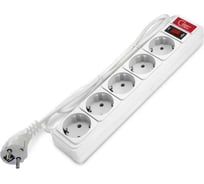 Сетевой фильтр СОЮЗ ПВС, 3*0.75, 1.8м, белый, премиум упаковка 1340