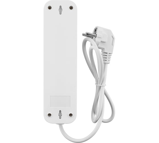 Удлинитель сетевой TDM ELECTRIC 4 розетки, 7 метров, с заземлением, 10 А, 2300 Вт, белый, SQ1303-1048
