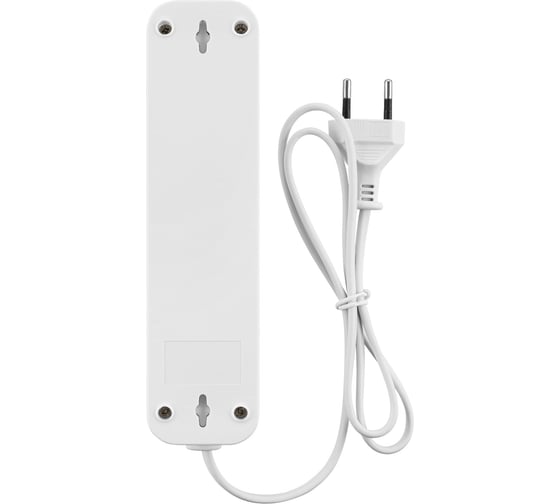 Удлинитель сетевой TDM ELECTRIC 4 розетки, 7 метров, 10 А, 2300 Вт, белый, SQ1303-1318