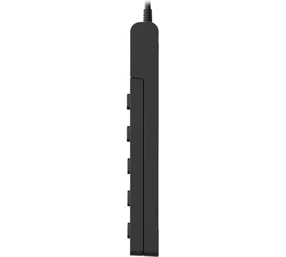 Сетевой фильтр QUMO Power Bar PRO 6SP4U P-0006, 5 независимо отключаемых розеток, 2500 Вт, 10A, кабель 2м 3 мм чистая медь, пожаробезопасный пластик, евровилка, 3 USB порта 3,1A суммарно 42091