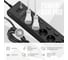 Сетевой фильтр QUMO Power Bar PRO 6SP4U P-0006, 5 независимо отключаемых розеток, 2500 Вт, 10A, кабель 2м 3 мм чистая медь, пожаробезопасный пластик, евровилка, 3 USB порта 3,1A суммарно 42091 5