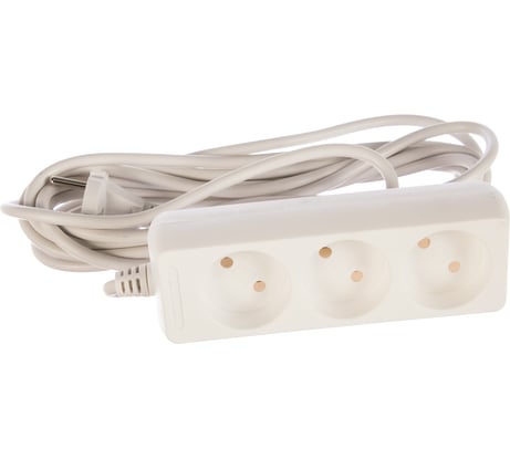 Удлинитель Lezard LILA без заземления, 3 входа, 10 метров 720-0310-303