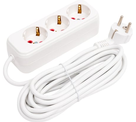 Удлинитель Lezard LILA с заземлением, 3 входа, 5 метров 720-0305-301