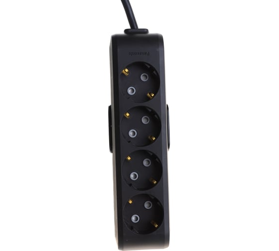 Удлинитель Panasonic 4гн х 5м с/з черный X-TENDIA 54695 WLTB0445-2BL-RES