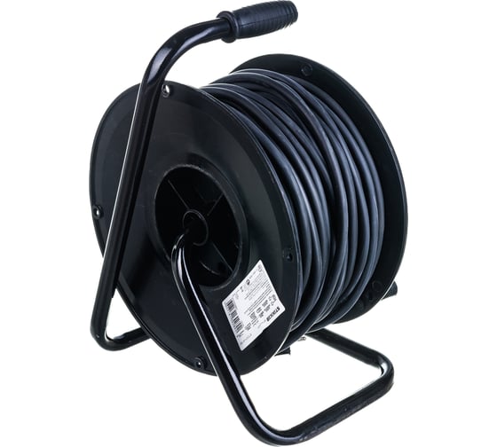 Удлинитель на пластиковой катушке STEKKER 4 гнезда 3х1,5 50м Standart STD01-41-50 Ухз-16 39220