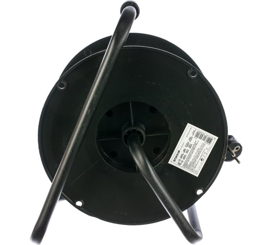Удлинитель на пластиковой катушке STEKKER 4 гнезда с/з 3х1,5 30м Standart STD01-41-30 Ухз-16 39219