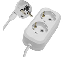 Удлинитель STEKKER 2 гнезда с/з 3x0,75, 5м, серия Home HM01-21-05 ,Ухз-10 39207