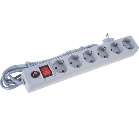 Сетевой фильтр UNIVersal ПВС 3*0,75 серый 7м 967U-5007