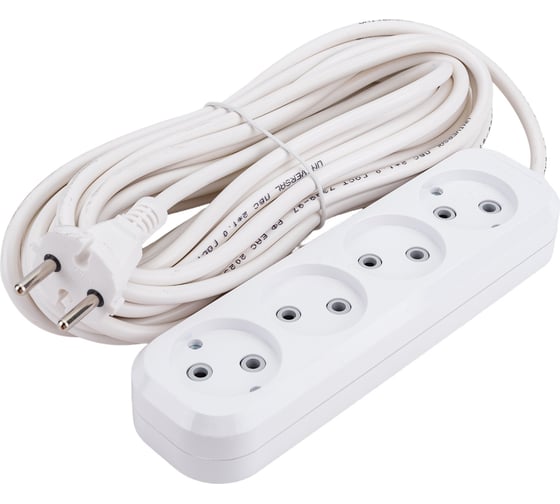 Удлинитель UNIVersal Е-204 ПВС 2*0,75, 4 гнезда, 10м 9631971