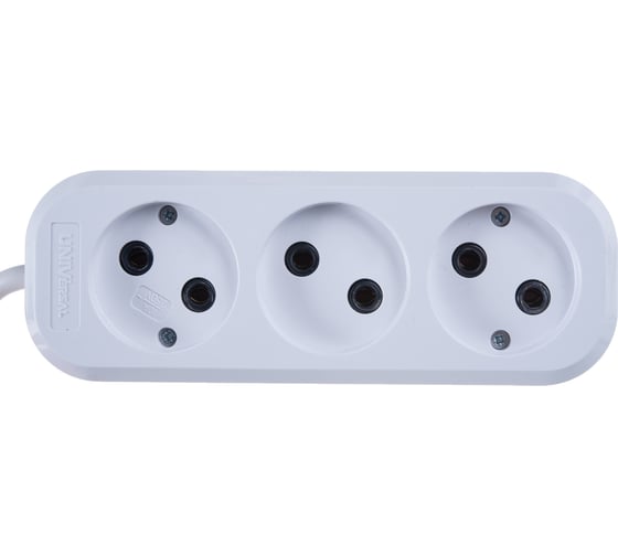 Удлинитель UNIVersal Е-203 ПВС 2*1 3гн. 10м 9631967
