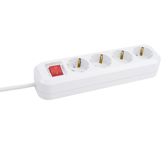 Удлинитель UNIVersal S-304 ПВС 3*1, 4 гнезда, с/з, выключатель 3м 9631990