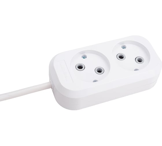 Удлинитель UNIVersal Е-202 ПВС 2*0,75, 2 гнезда, 5м 9631961