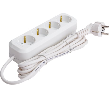 Удлинитель UNIVersal У10-555 ПВС 3*0,75, 4 гнезда, с/з 3м 555-03