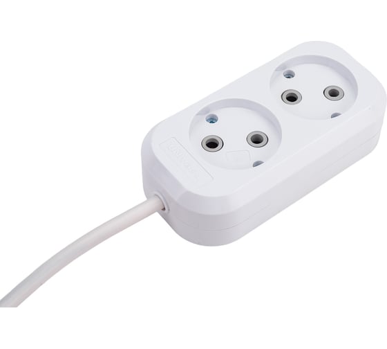 Удлинитель UNIVersal Е-202 ПВС 2*0,75, 2 гнезда, 3м 9631960