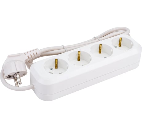 Удлинитель UNIVersal У10-555 ПВС 3*0,75, 4 гнезда, с/з 2м 555-02