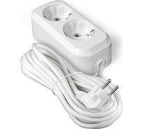 Удлинитель UNIVersal У10-553 ПВС 3*0,75, 2 гнезда, с/з 7м 553-07