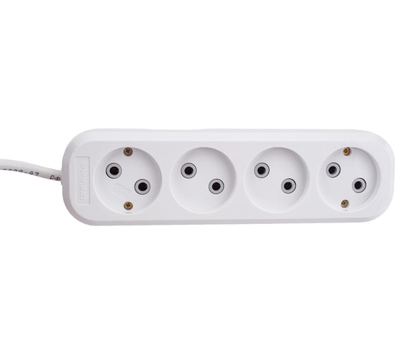 Удлинитель UNIVersal Е-204 ПВС 2*0,75, 4 гнезда, 2м 9634266