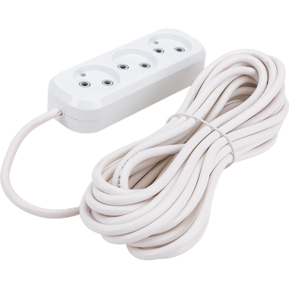 Удлинитель UNIVersal Е-203 ПВС 2*0,75, 3 гнезда, 7м 9631966 - выгодная ...