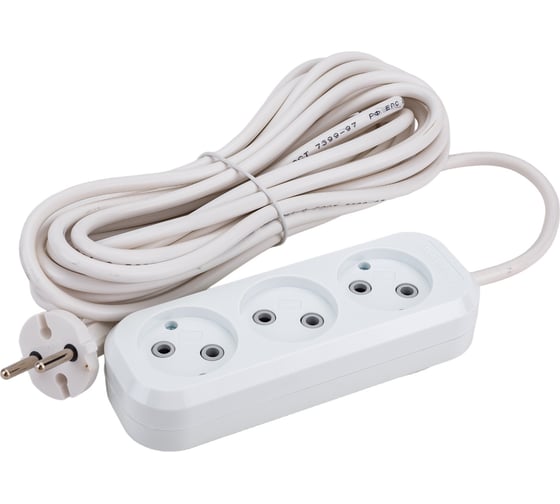 Удлинитель UNIVersal Е-203 ПВС 2*0,75, 3 гнезда, 7м 9631966
