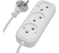 Удлинитель STEKKER 3 гнезда б/з 2x0,75, 7м , серия Home HM01-30-07 ,Ух-10 39212