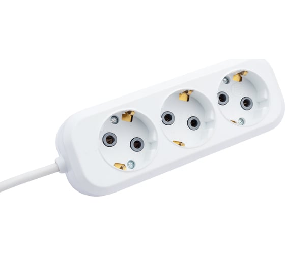 Удлинитель STEKKER 3 гнезда с/з 3x0,75,  7м, серия Home HM01-31-07 ,Ухз-10 39216