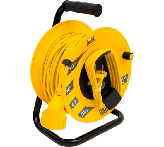 Катушка IEK GARDEN УК30 1 место 2P 2x0,75мм2 30м GD-KP40-06-01-30