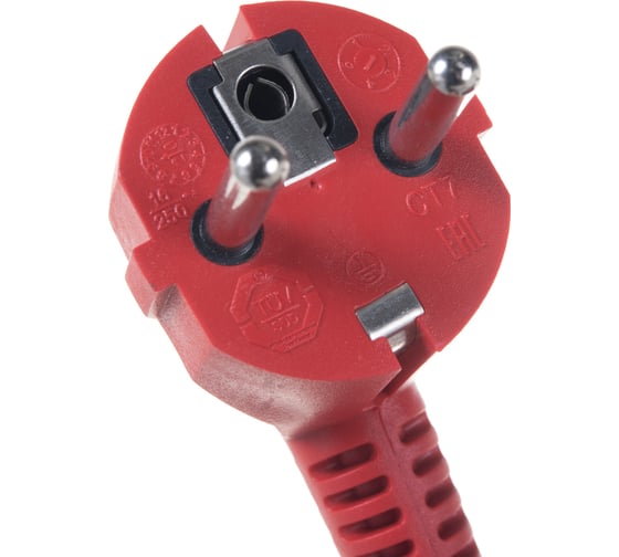 Удлинитель на пластиковой катушке Power Cube 4 розетки, с заземлением, IP20, 16А, 30м, ПВС 3*1,5мм2 PC20501