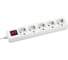 Бытовой удлинитель General Lighting Systems 5 розеток, с заземлением и выключателем, 3 метра, 16А, 3500Вт, Белый GES-16-3x100-5-3m-S 470005 1