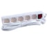 Бытовой удлинитель General Lighting Systems 5 розеток, с заземлением и выключателем, 3 метра, 16А, 3500Вт, Белый GES-16-3x100-5-3m-S 470005 3
