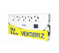 Сетевой фильтр Vektor Z NEW 3.5 кВт светло-серый 1.8-2м 15581