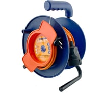 Удлинитель силовой на катушке GLANZEN ПВС 2x1,0 арт. EC-30-002 00-00006533