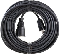 Удлинитель силовой шнур энаргит КГ 32,5 - 1 розетка, 30 метров, ip 44, вилка и штепсель, КГ325-30-1-44