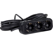 Удлинитель бытовой АYGER ПВС 3x0,75 ГОСТ 3500Вт 3 гнезда 5м 80011