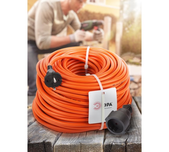Силовой удлинитель ЭРА UPx12x1.550mIP44 в бухте б/з 50м 1 гн ПВС 2х1.5 Б0046809