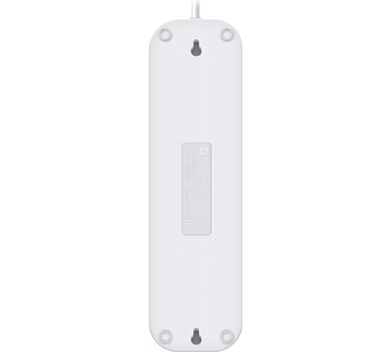 Удлинитель DEFENDER с заземлением L340 16 А, 5 м, выключатель 99363
