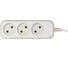 Электрический удлинитель Intro U330W без заземления, 3 розетки, 3 м ШВВП 2x0.75 мм2, 6 A, белый Б0057236 11