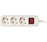 Удлинитель электрический Intro UES315W с заземлением, с выключателем, 3 розетки, 1.5 м, ПВС 3x0.75мм2, 10 Б0056942 8