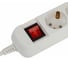 Удлинитель электрический Intro UES330W с заземлением, с выключателем, 3 розетки, 3 м, ПВС 3x0.75мм2, 10А Б0056944 2