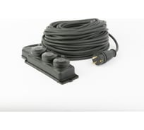 Удлинитель УБК без каркаса Рыжая такса КГ 3*2,5 (16А) 3гн. 20м., УБК03-1656