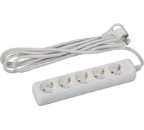 Электрический удлинитель ЭРА U5e5m c заземлением, 3x0,75мм2, 5гн, 5м (10/450) Б0019230