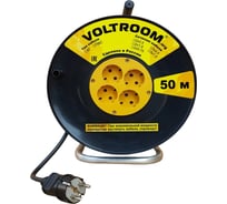 Удлинитель на пластиковой катушке Voltroom ПВС 2*0,75-50 10А, 220В