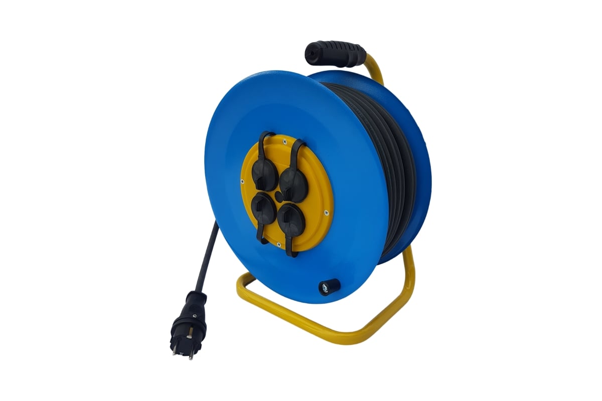 Удлинитель на металлической катушке Voltroom КГ 3х2,5-20 IP44 16А 220В ...