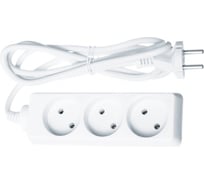 Удлинитель Navigator, NPE-S-03-150-X-2x1, б/з, 3 гнезда, 1.5м 61308