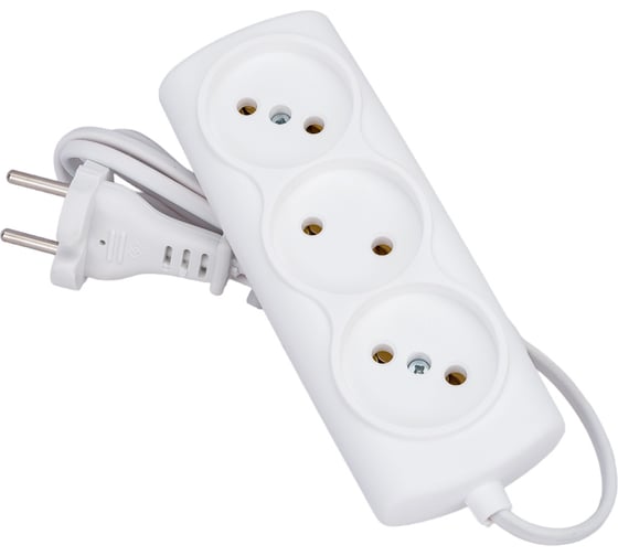 Удлинитель Navigator, NPE-S1-03-150-X-2x0.75, б/з, 3 гнезда, ШВВП, 1.5м 71448