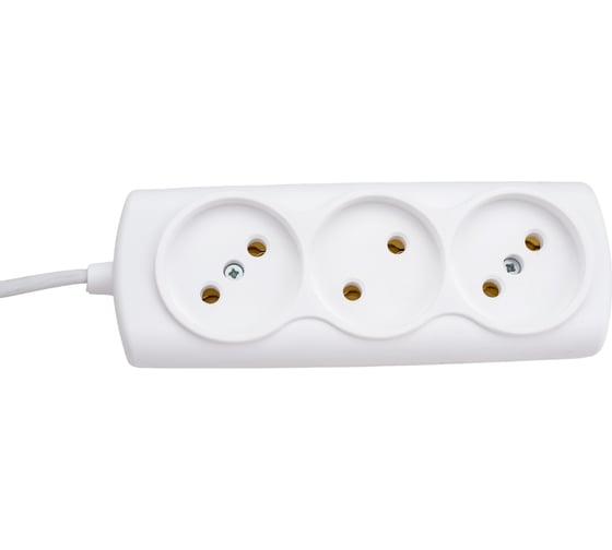 Удлинитель Navigator, NPE-S1-03-150-X-2x0.75, б/з, 3 гнезда, ШВВП, 1.5м 71448