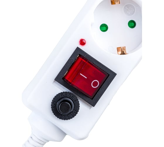 Сетевой фильтр Navigator, NSP-05-180-ESC-3х0.75, 5 гнезд, 1.8м 71861