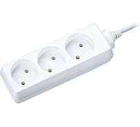 Удлинитель Navigator, NPE-S-03-150-X-2x0.75, б/з, 3 гнезда, 1.5м 94167