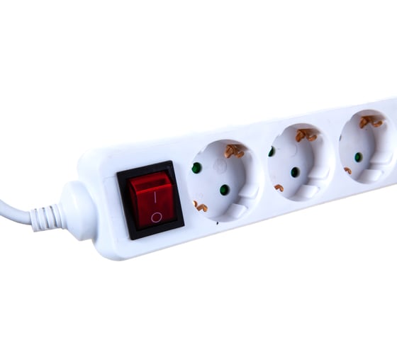 Удлинитель Navigator, NPE-S-05-500-ESC-3x0.75, с/з, с выключателем, 5 гнезд, 5м 71558